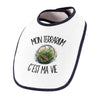 Bavoir Bébé Mon terrarium c'est ma vie