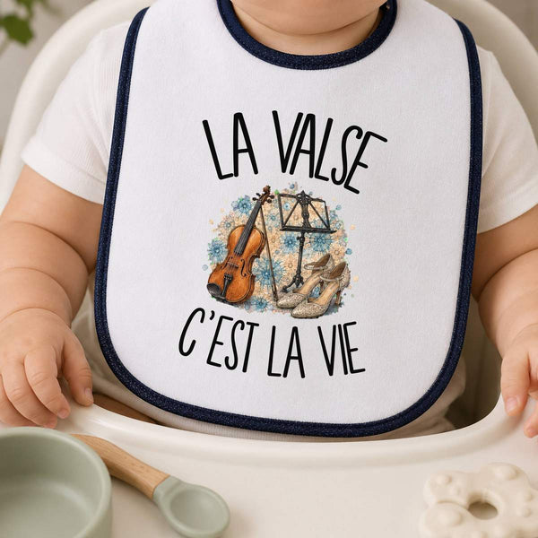 Bavoir Bébé La valse c'est la vie