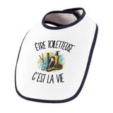 Bavoir Bébé Être toiletteuse c'est la vie