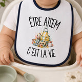 Bavoir Bébé Être ATSEM c'est la vie