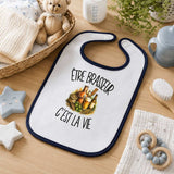 Bavoir Bébé Être brasseur c'est la vie