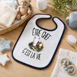 Bavoir Bébé Être chef c'est la vie