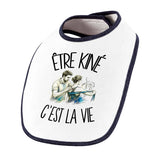 Bavoir Bébé Être kiné c'est la vie