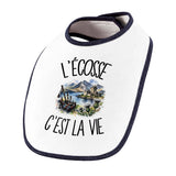 Bavoir Bébé L'Écosse c'est la vie