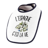 Bavoir Bébé L'Espagne c'est la vie