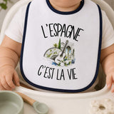Bavoir Bébé L'Espagne c'est la vie