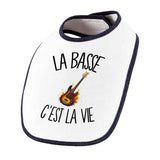 Bavoir Bébé La basse c'est la vie