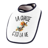 Bavoir Bébé La chasse c'est la vie