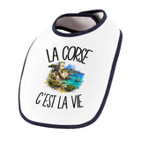 Bavoir Bébé La Corse c'est la vie