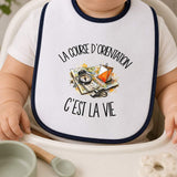 Bavoir Bébé La course d'orientation c'est la vie