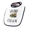 Bavoir Bébé La luge c'est la vie