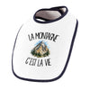 Bavoir Bébé La montagne c'est la vie