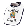 Bavoir Bébé La mosaïque c'est la vie