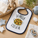Bavoir Bébé La paella c'est la vie