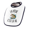 Bavoir Bébé La pêche c'est la vie