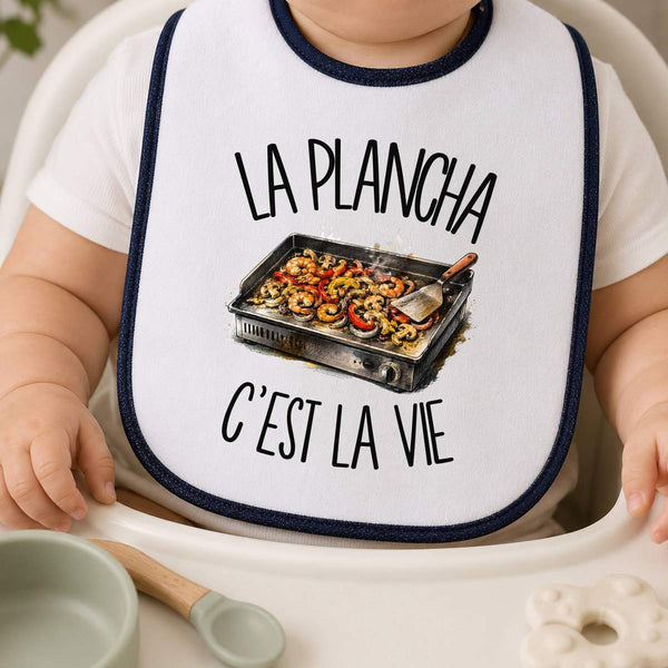 Bavoir Bébé La plancha c'est la vie