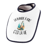 Bavoir Bébé La planche à voile c'est la vie