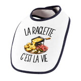 Bavoir Bébé La raclette c'est la vie