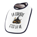 Bavoir Bébé La sorcière c'est la vie