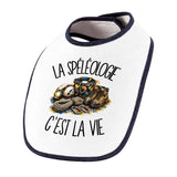Bavoir Bébé La spéléologie c'est la vie