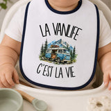 Bavoir Bébé La vanlife c'est la vie