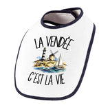 Bavoir Bébé La Vendée c'est la vie