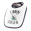 Bavoir Bébé L'aviron c'est la vie