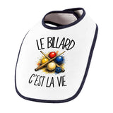 Bavoir Bébé Le billard c'est la vie