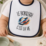 Bavoir Bébé Le bobsleigh c'est la vie