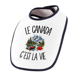 Bavoir Bébé Le Canada c'est la vie