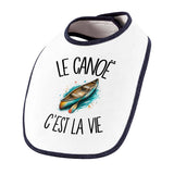 Bavoir Bébé Le canoë c'est la vie