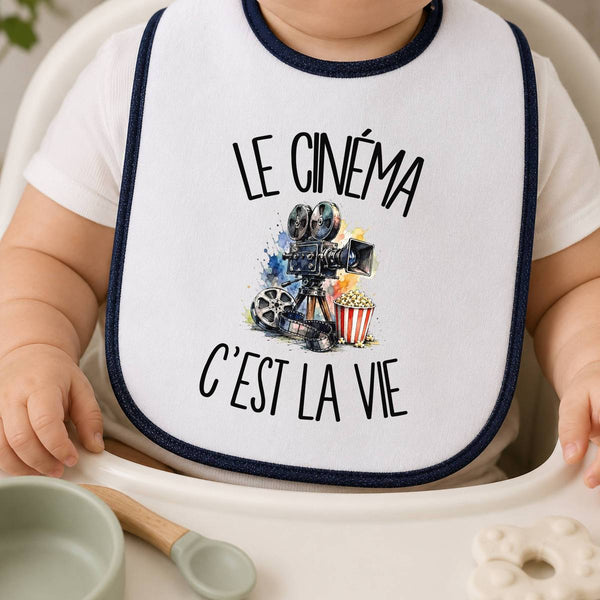 Bavoir Bébé Le cinéma c'est la vie