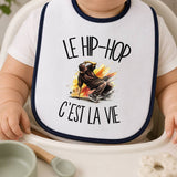 Bavoir Bébé Le hip-hop c'est la vie