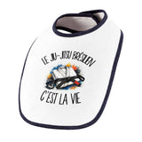 Bavoir Bébé Le jiu-jitsu brésilien c'est la vie