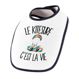 Bavoir Bébé Le kitesurf c'est la vie