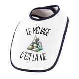 Bavoir Bébé Le ménage c'est la vie