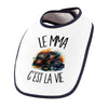 Bavoir Bébé Le MMA c'est la vie