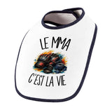 Bavoir Bébé Le MMA c'est la vie