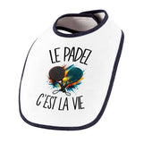 Bavoir Bébé Le padel c'est la vie