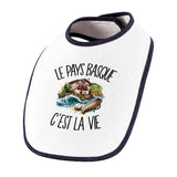 Bavoir Bébé Le Pays basque c'est la vie