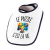 Bavoir Bébé Le puzzle c'est la vie