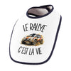 Bavoir Bébé Le rallye c'est la vie