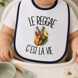 Bavoir Bébé Le reggae c'est la vie