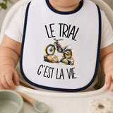 Bavoir Bébé Le trial c'est la vie