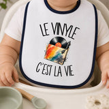 Bavoir Bébé Le vinyle c'est la vie