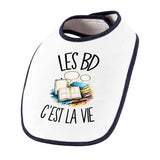 Bavoir Bébé Les BD c'est la vie