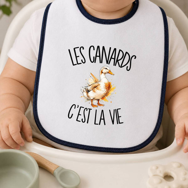 Bavoir Bébé Les canards c'est la vie