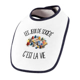 Bavoir Bébé Les jeux de société c'est la vie