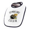 Bavoir Bébé Les moules frites c'est la vie