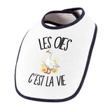 Bavoir Bébé Les oies c'est la vie